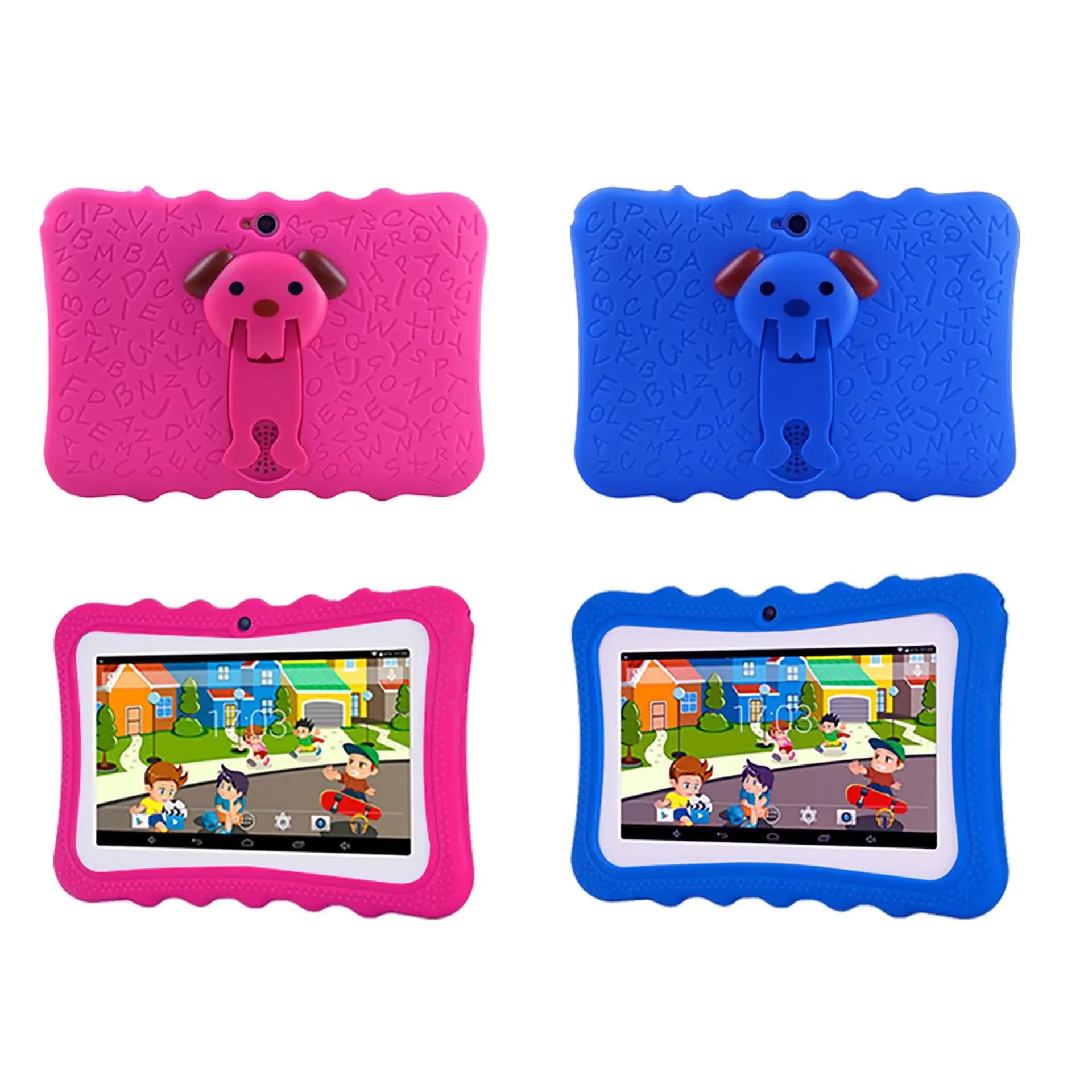 Children’s 7-Inch Android Wi-Fi Tablet with Leather Case – Perfect Gift