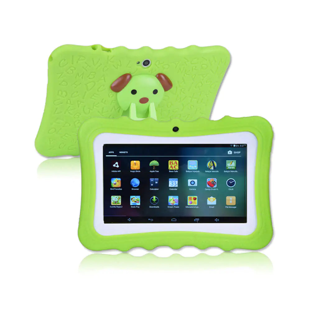 Children’s 7-Inch Android Wi-Fi Tablet with Leather Case – Perfect Gift