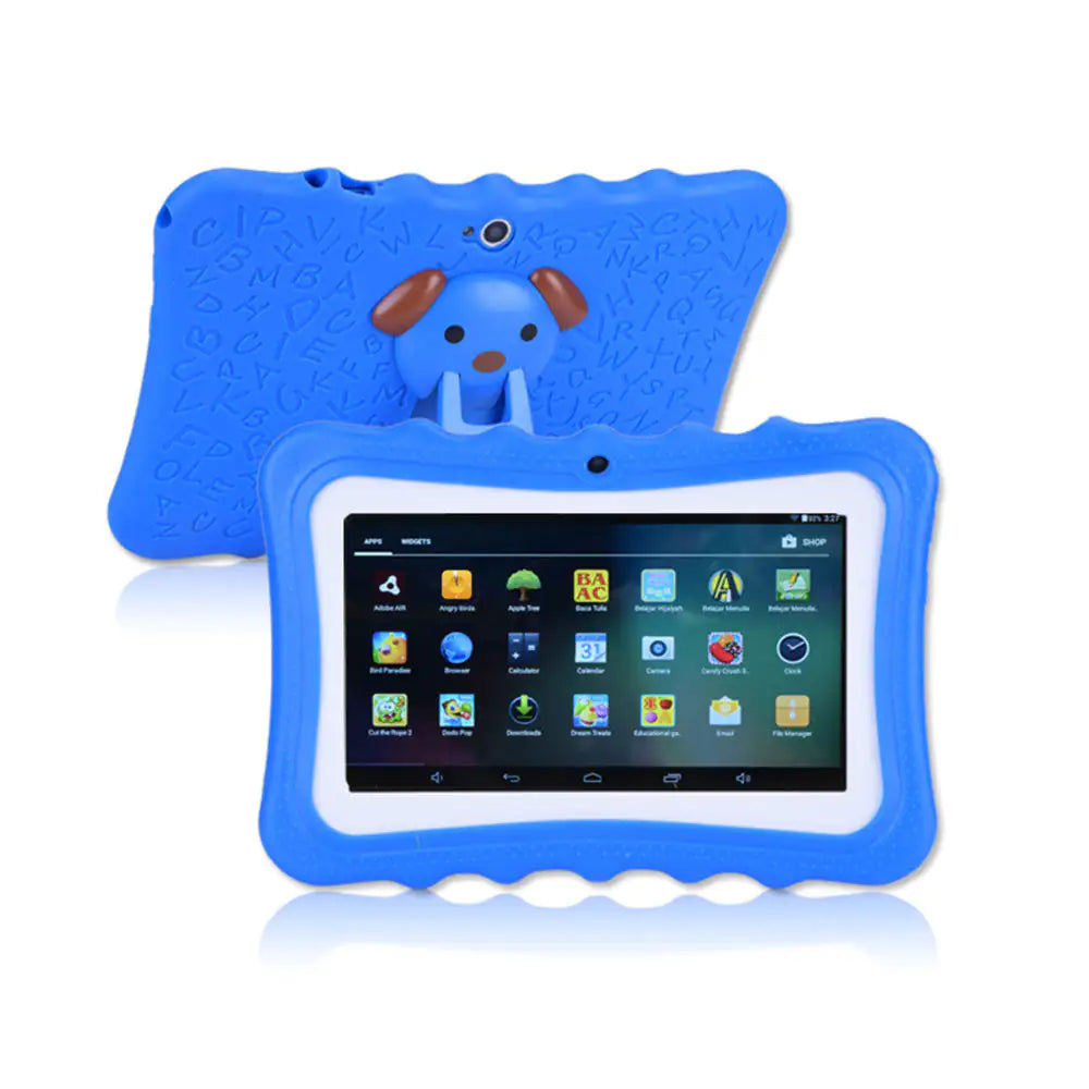 Children’s 7-Inch Android Wi-Fi Tablet with Leather Case – Perfect Gift