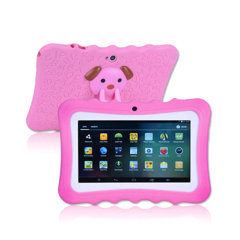 Children’s 7-Inch Android Wi-Fi Tablet with Leather Case – Perfect Gift